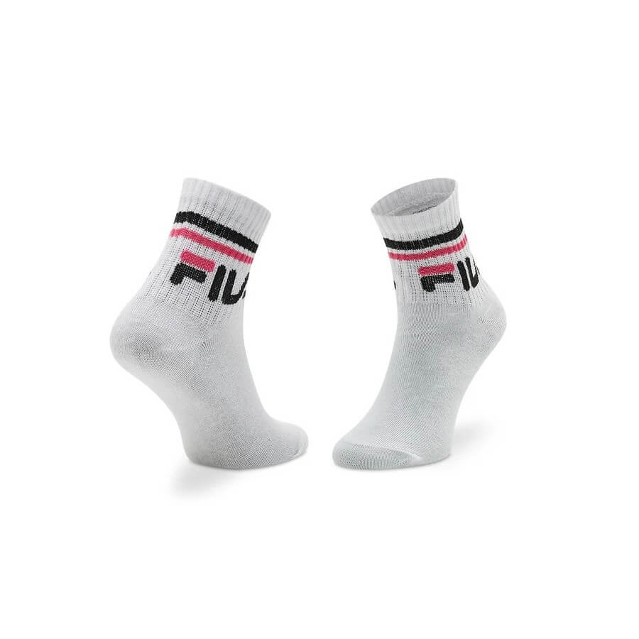 Fila παιδικές κάλτσες σετ τριών Μαύρο/Φούξια/Λευκό 3 Fila παιδικές κάλτσες σετ τριών Μαύρο/Φούξια/Λευκό - Image 3
