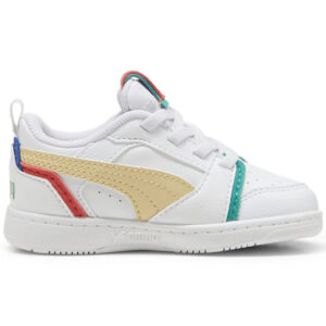 Puma Παιδικά Sneakers Jr Inf Rebound V6 Lo Λευκά