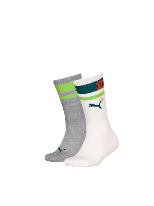 Puma Παιδικές Κάλτσες Dobotex Green 2 Ζευγάρια