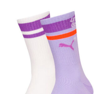 Puma Παιδικές Κάλτσες Lavender 2 Ζευγάρια