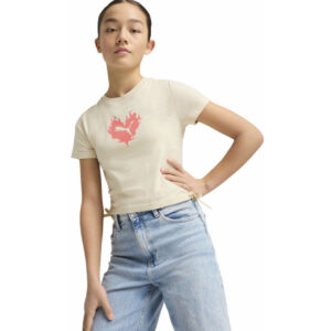Puma FLAMING LOVE Knotted Tee T-shirt