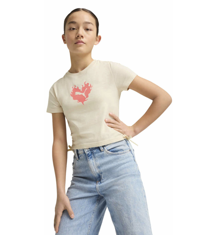 Puma FLAMING LOVE Knotted Tee T-shirt 1 Puma FLAMING LOVE Knotted Tee T-shirt
