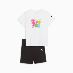 Puma X Trolls Minicat Tee & Shorts Set