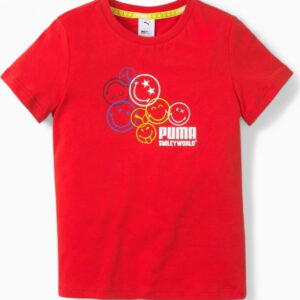 Puma Παιδικό T-Shirt Κοντομάνικο Κόκκινο