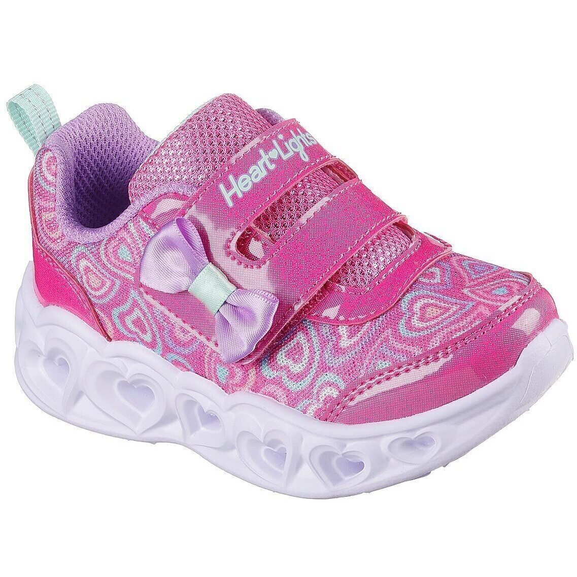 Skechers S Lights-heart Ligh Παιδικά Sneakers Ροζ 2 Skechers S Lights-heart Ligh Παιδικά Sneakers Ροζ - Image 2