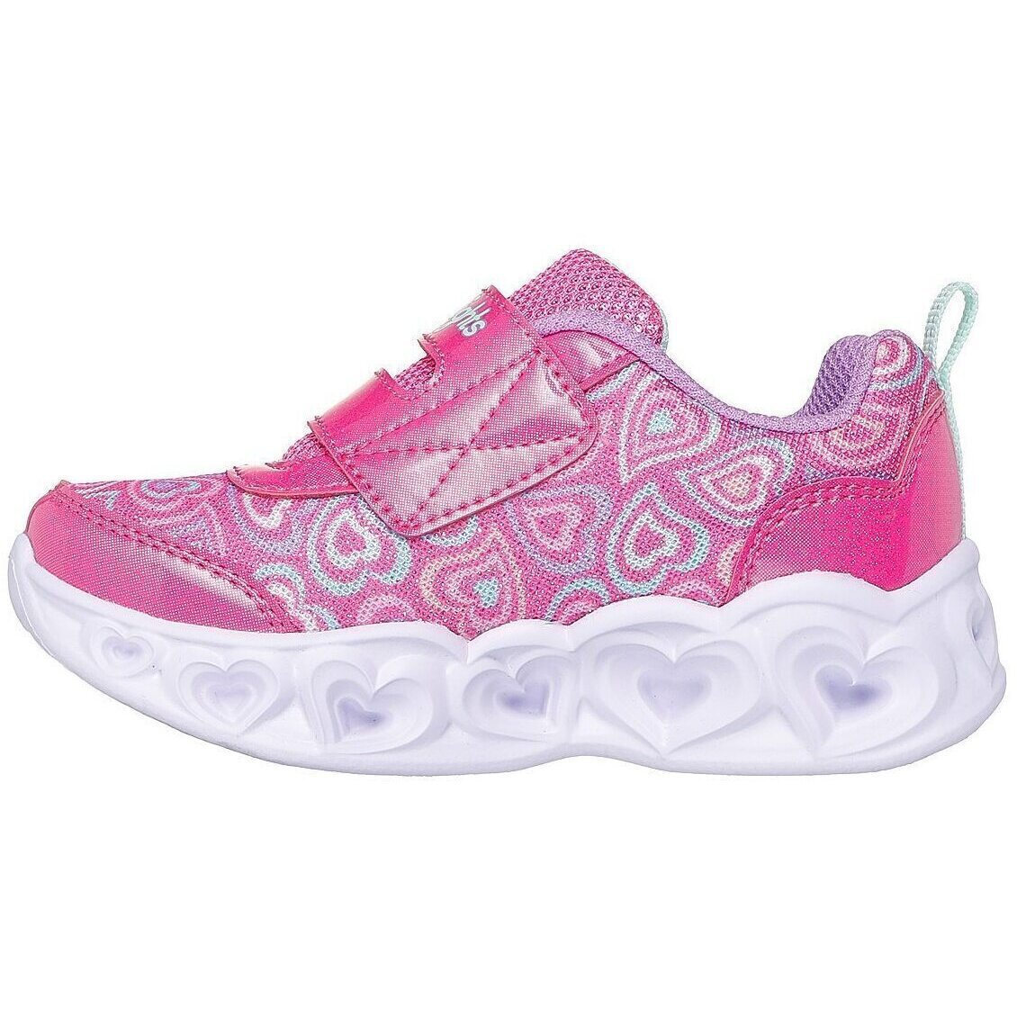 Skechers S Lights-heart Ligh Παιδικά Sneakers Ροζ 4 Skechers S Lights-heart Ligh Παιδικά Sneakers Ροζ - Image 4