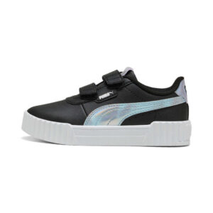 Puma Carina 3.0 Space Παιδικά Sneakers με Σκρατς Μαύρα