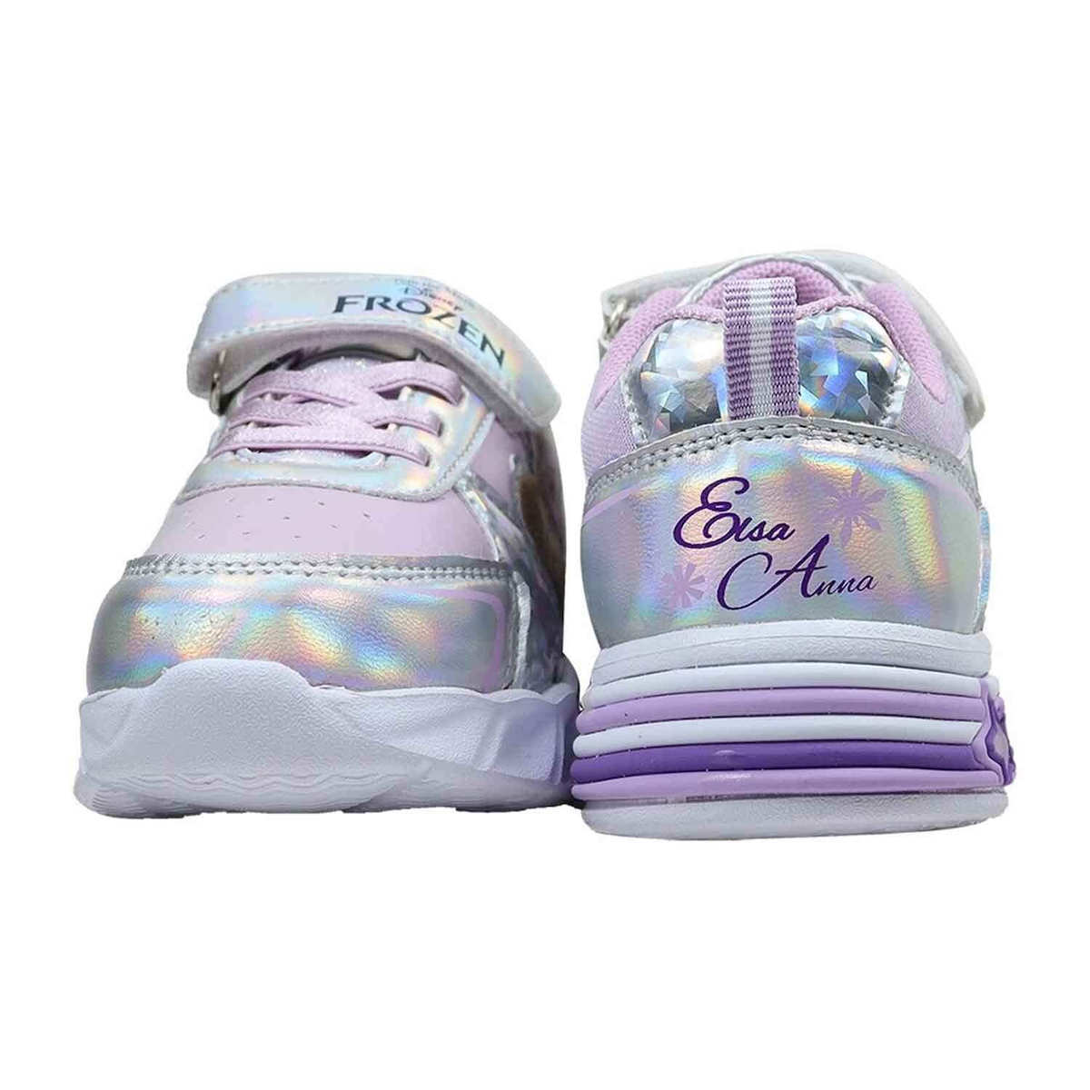 Disney Frozen Eva Παιδικά Sneakers με Φωτάκια Μωβ 5 Disney Frozen Eva Παιδικά Sneakers με Φωτάκια Μωβ - Image 5