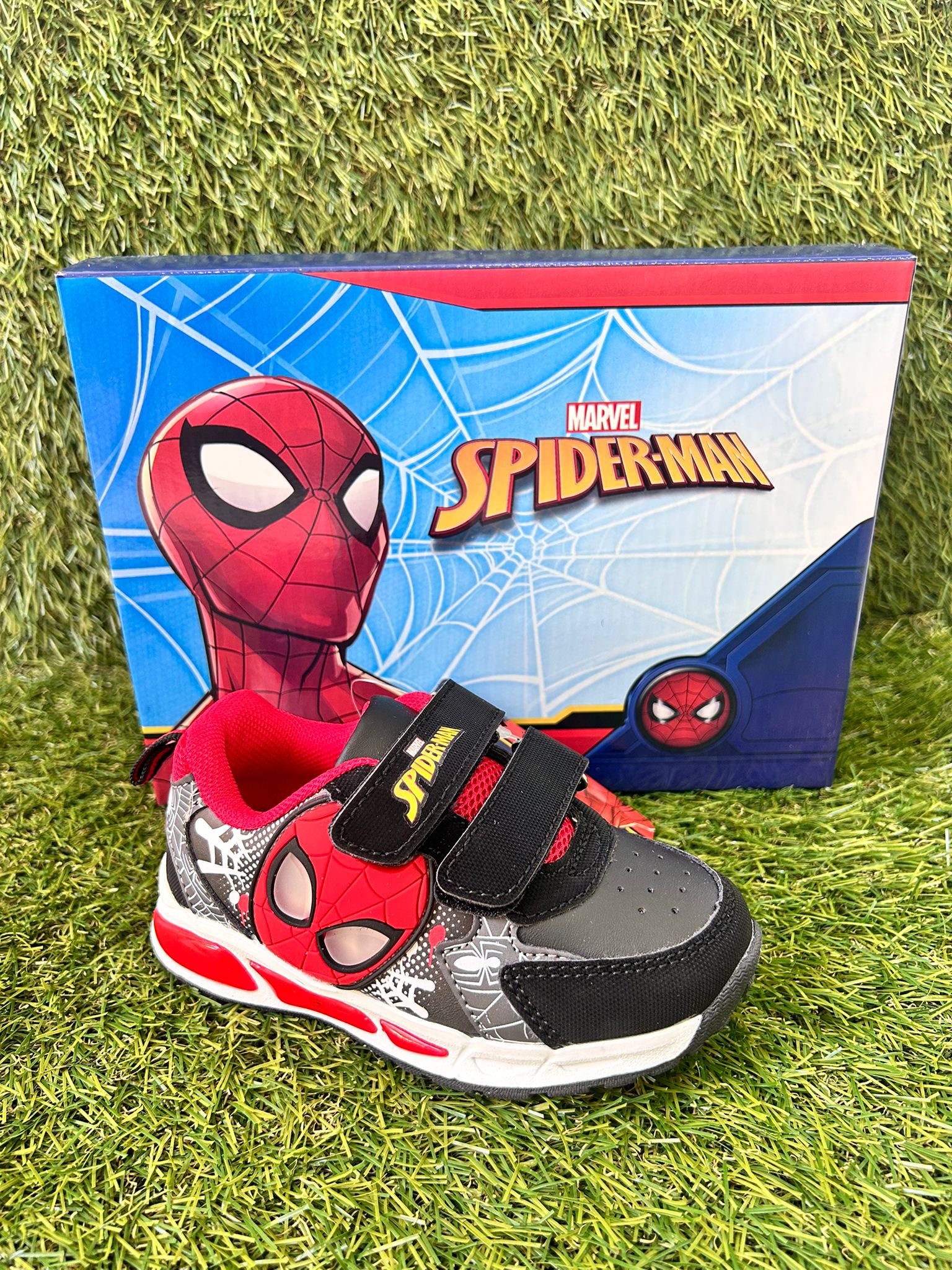 Spiderman παιδικά αθλητικά με φωτάκια για αγόρια marvel 1 Spiderman παιδικά αθλητικά με φωτάκια για αγόρια marvel